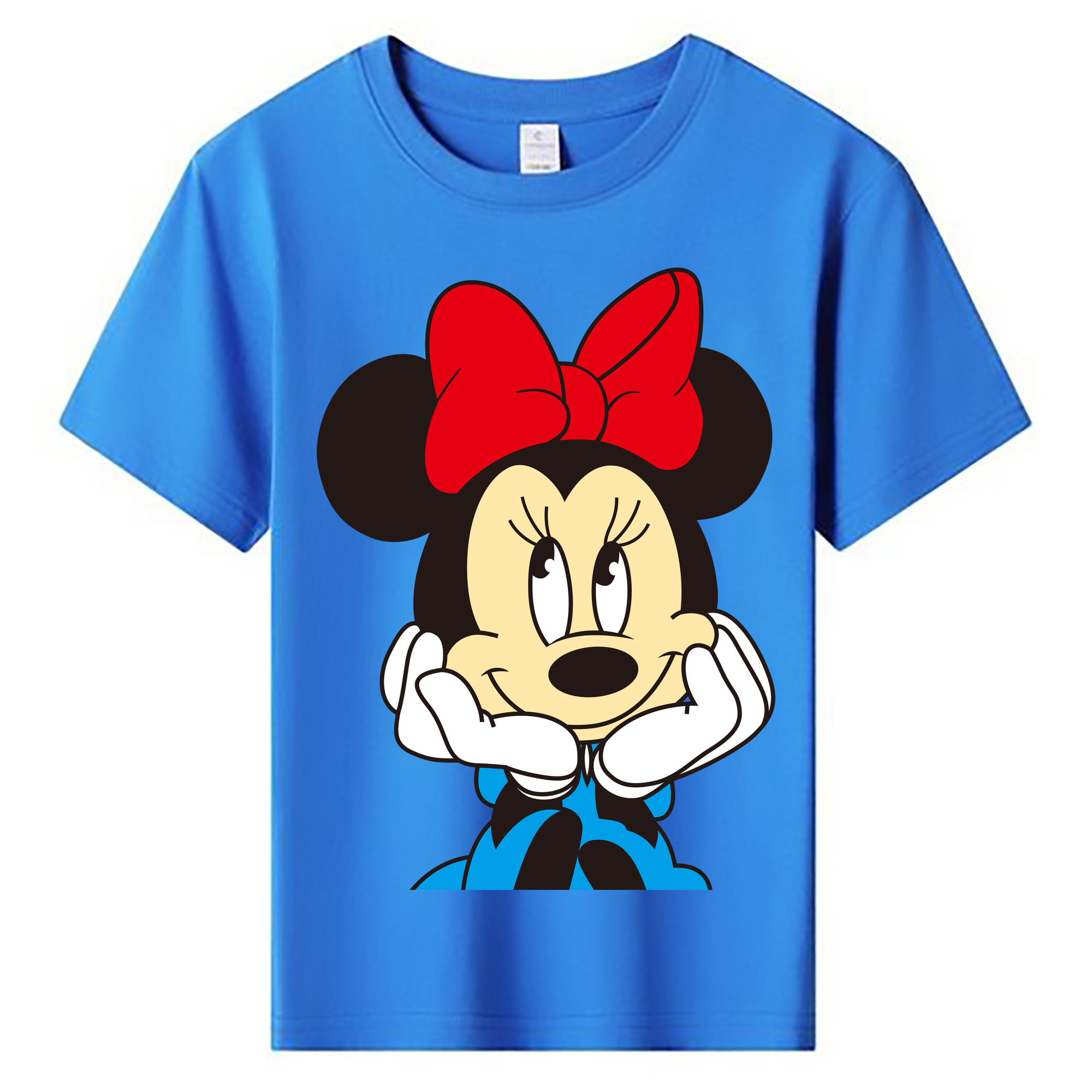 ミッキーマウス Mickey Mouse 綿100％キッズTシャツ（フロントプリント）